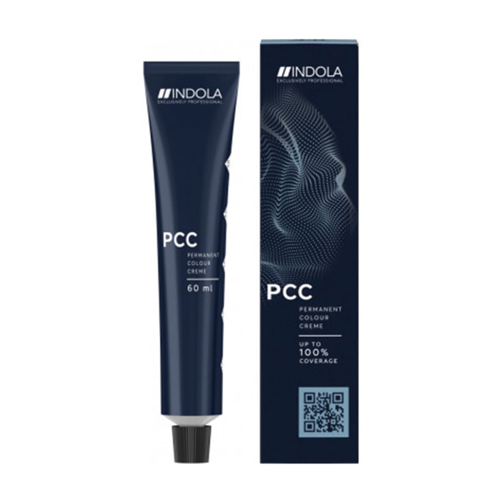 Перманентна крем-фарба для волосся Indola Exclusively Professional PCC Permanent Colour Creme Cool &amp; Neutral 1.1 Чорний попелястий, 60 мл